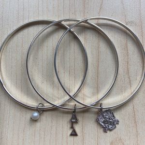 Alpha Gamma Delta jewelry set